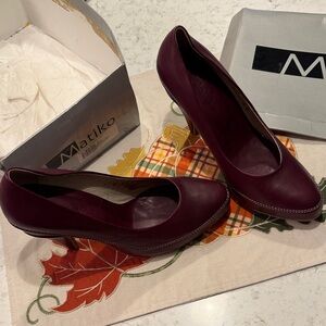 Matiko Women's Deep Burgundy Heels